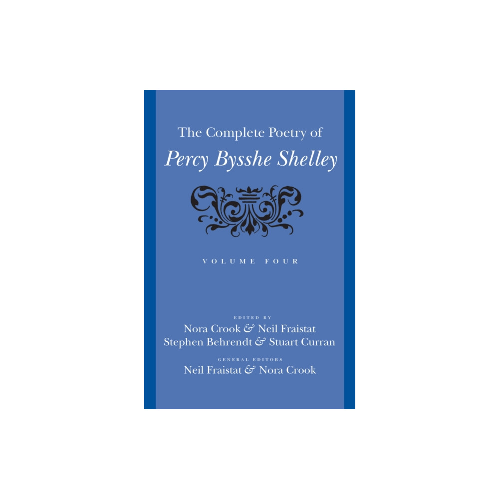 Produktbild för The Complete Poetry of Percy Bysshe Shelley (inbunden, eng)
