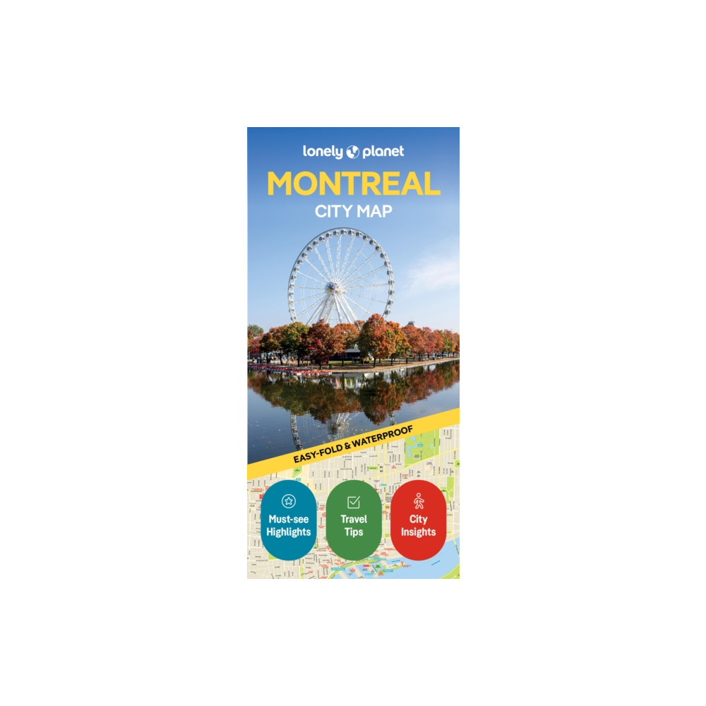 Produktbild för Lonely Planet Montreal City Map