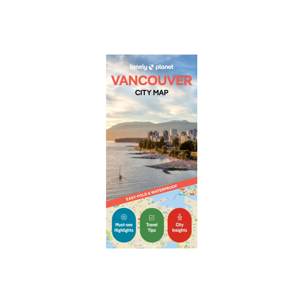 Produktbild för Lonely Planet Vancouver City Map