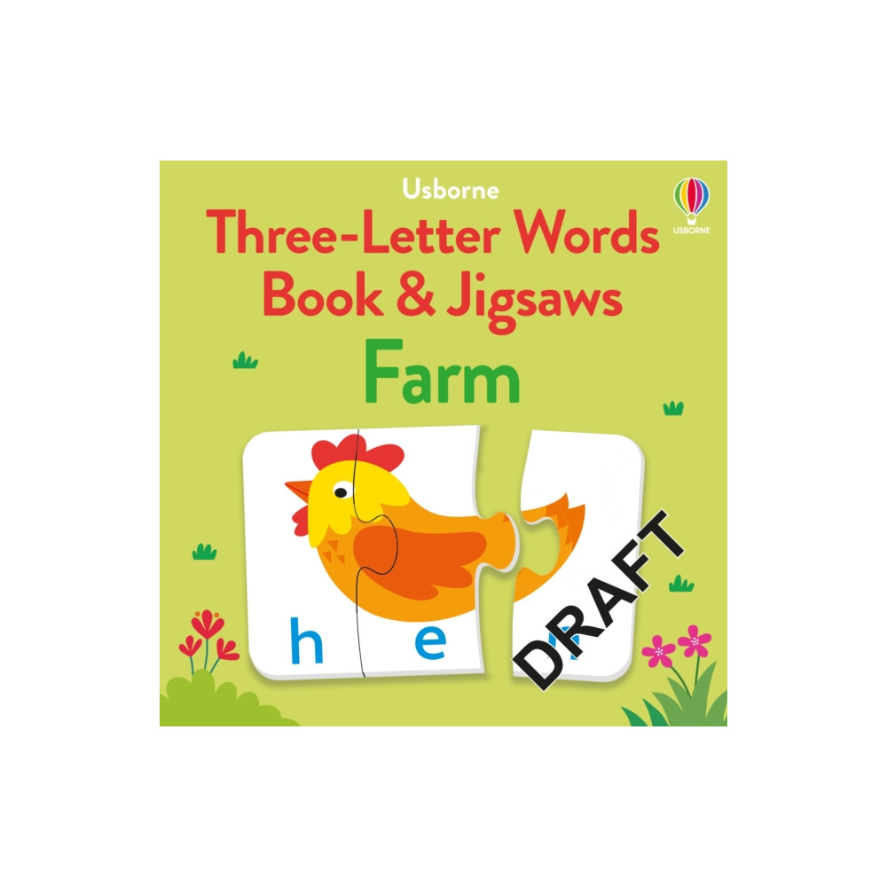 Produktbild för First Words Jigsaw Book: Farm (bok, board book, eng)