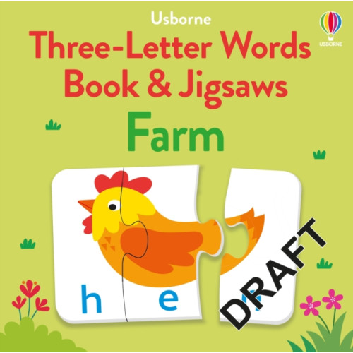 Usborne Publishing Ltd First Words Jigsaw Book: Farm (bok, board book, eng)
