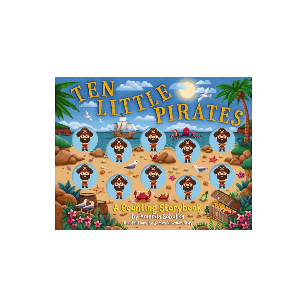 Produktbild för Ten Little Pirates (bok, board book, eng)