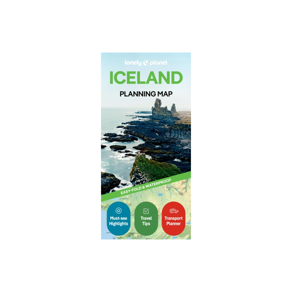 Produktbild för Lonely Planet Iceland Planning Map