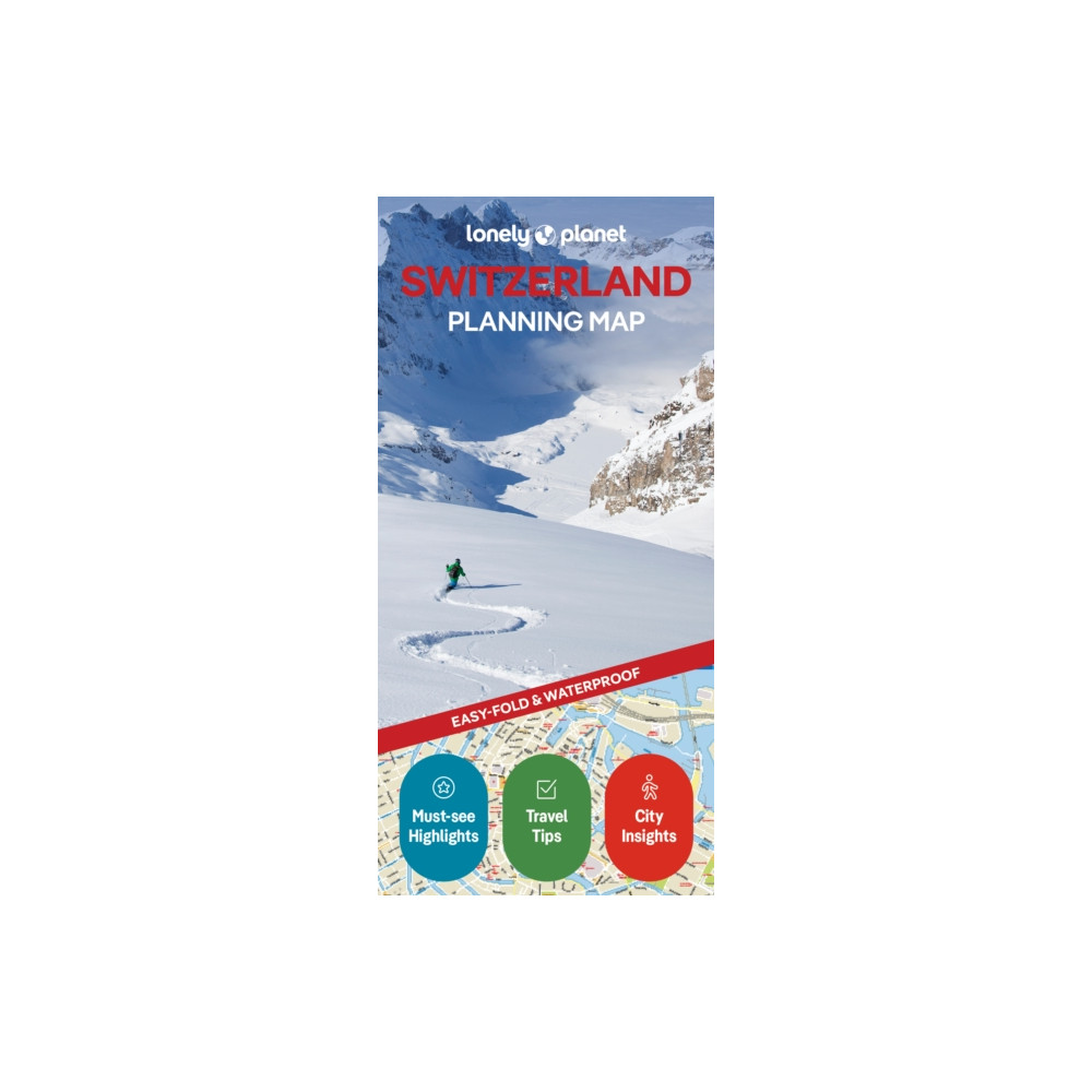 Produktbild för Lonely Planet Switzerland Planning Map
