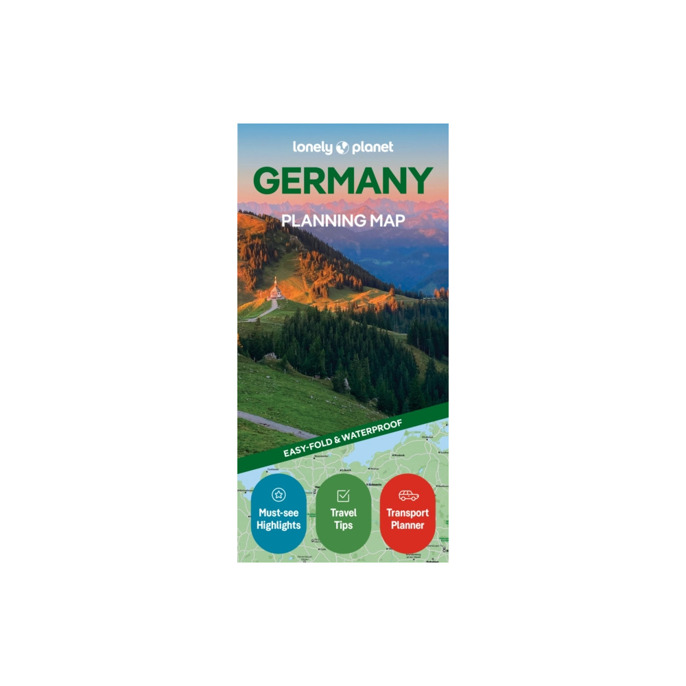 Produktbild för Lonely Planet Germany Planning Map