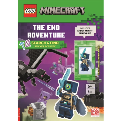 Michael O'Mara Books Ltd LEGO®  Minecraft™: The End Adventure Search & Find Sticker Activity Book (with Ender Knight minifigure and sword) (häftad, eng)