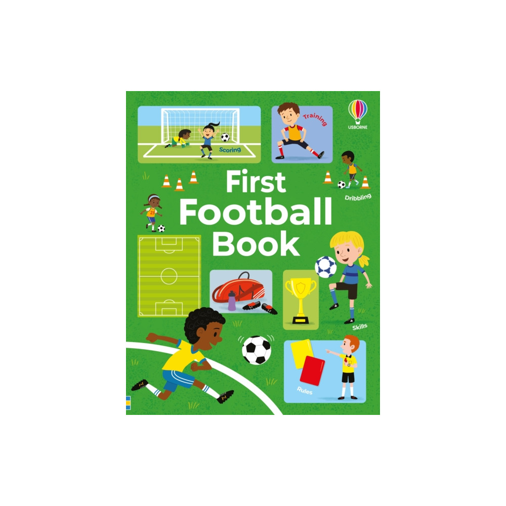 Produktbild för First Football Book (inbunden, eng)