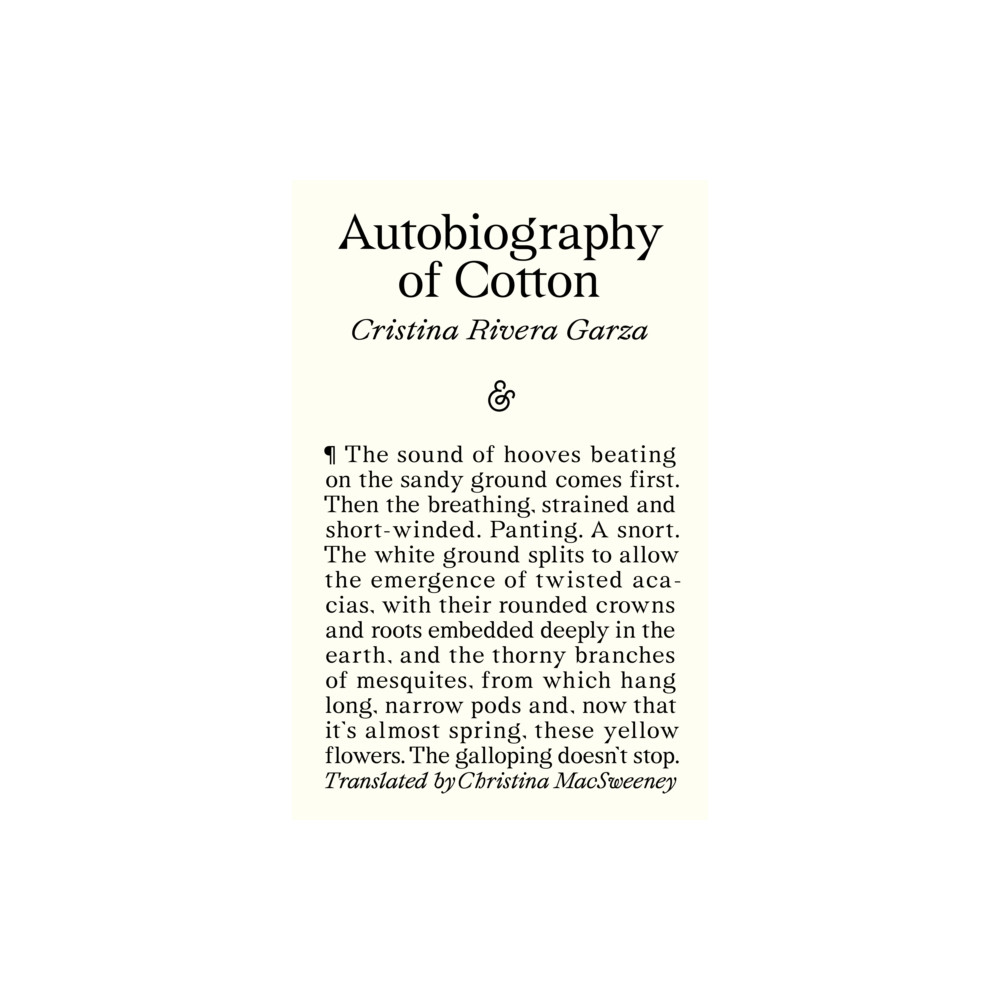 Produktbild för Autobiography of Cotton (häftad, eng)