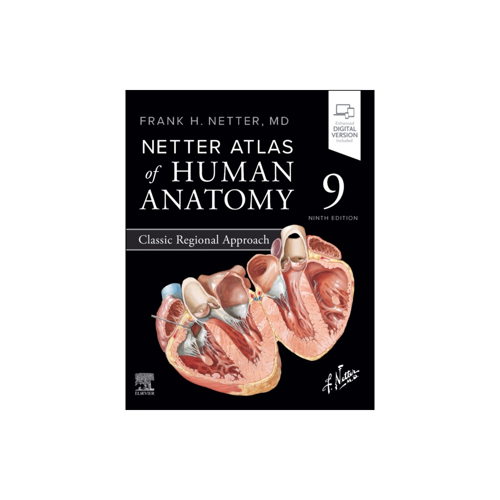 Produktbild för Netter Atlas of Human Anatomy: Classic Regional Approach (häftad, eng)
