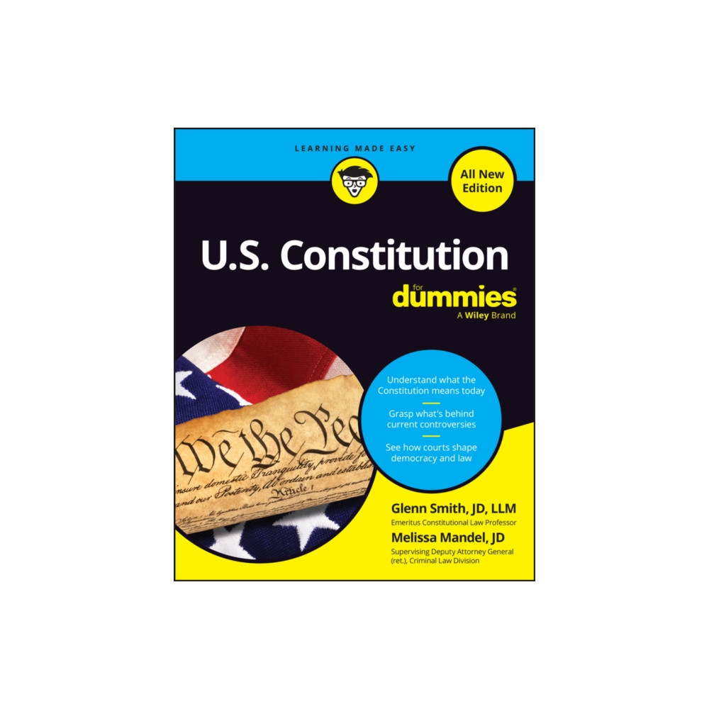 Produktbild för U.S. Constitution For Dummies, All New Edition (häftad, eng)