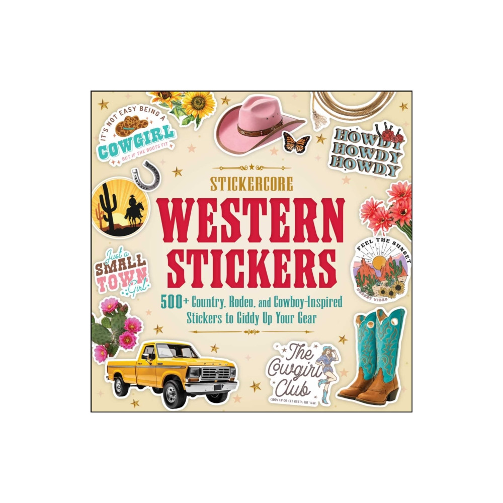 Produktbild för Western Stickers (häftad, eng)
