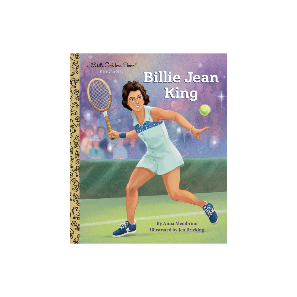Produktbild för Billie Jean King: A Little Golden Book Biography (inbunden, eng)