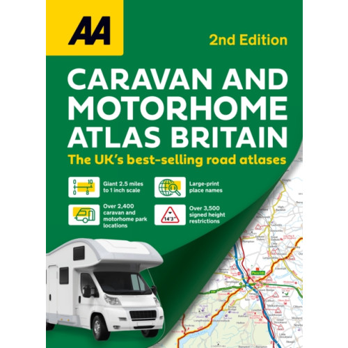 AA Publishing AA Caravan & Motorhome Atlas Britain (bok, spiral, eng)