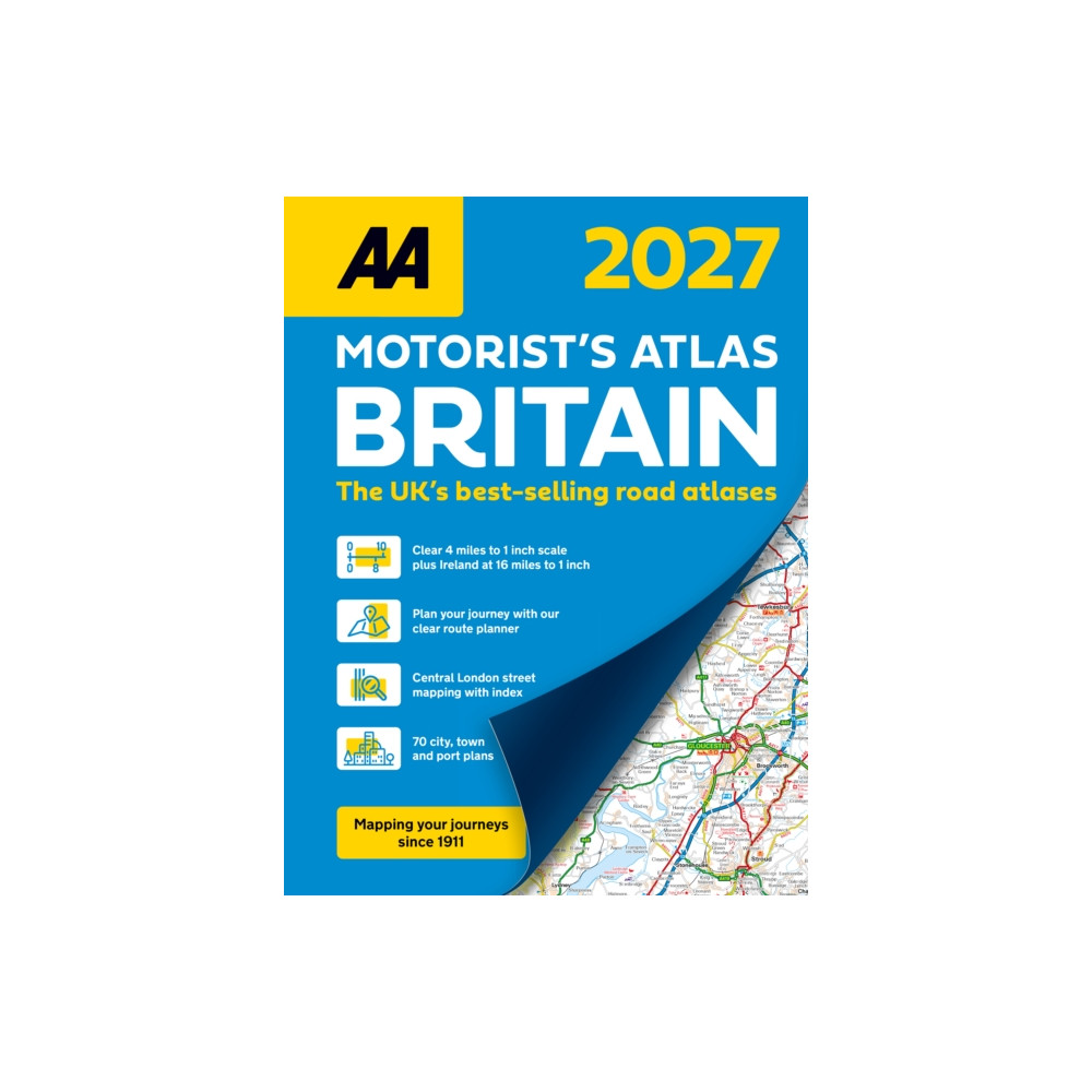 Produktbild för AA Motorist’s Britain 2027 (bok, spiral, eng)