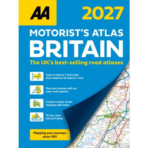 AA Publishing AA Motorist’s Britain 2027 (bok, spiral, eng)