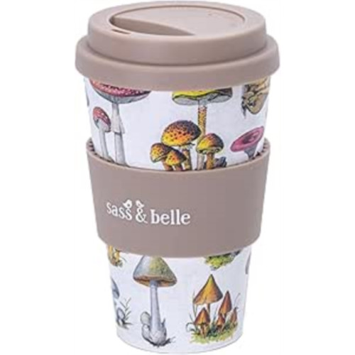 SASS & BELLE Vintage Mushroom Travel Coffee Cup