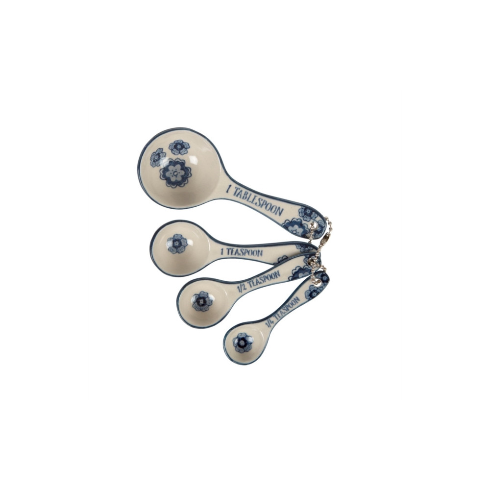 Produktbild för Blue Willow Floral Measuring Spoons