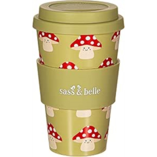 SASS & BELLE Mushroom Travel Coffee Cup