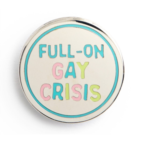 Out of Print Heartstopper: Full-on Gay Crisis Enamel Pin