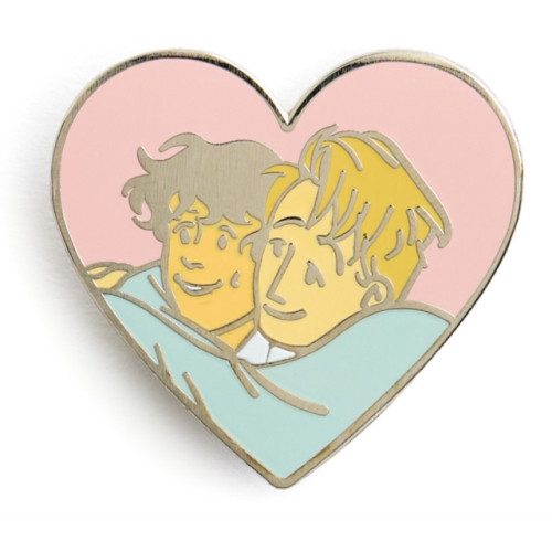 Out of Print Heartstopper Charlie and Nick Pin