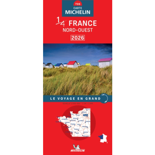 Michelin Editions Des Voyages Northwestern France 2026 - Michelin National Map 706