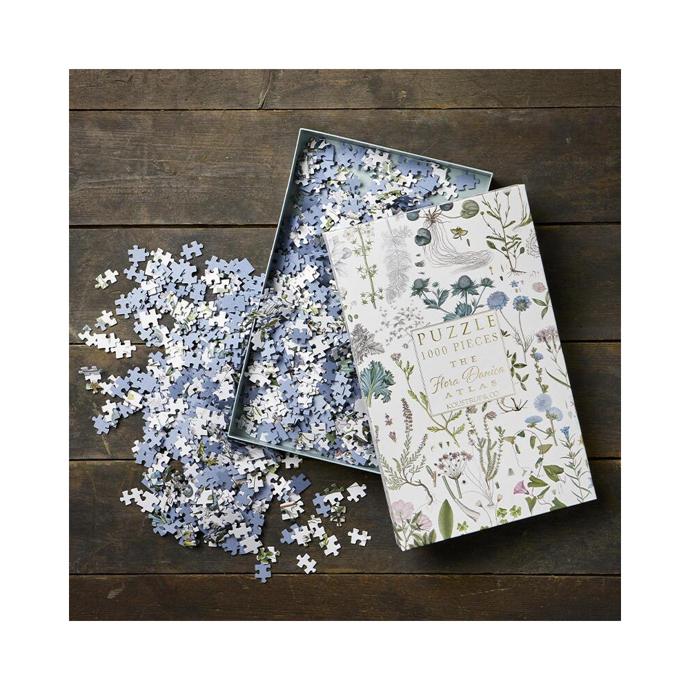 Produktbild för Pussel – The Flora Danica Atlas - 1000 bitar