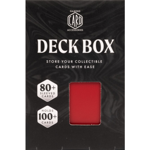 Professor Puzzle Deck Box - RED