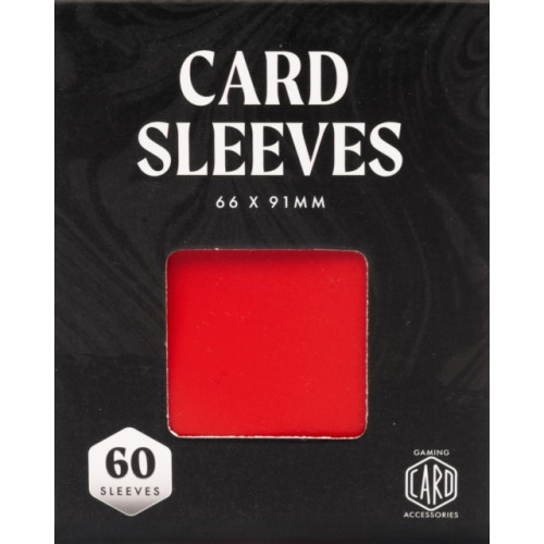 Professor Puzzle Deck Protector Sleeves - RED