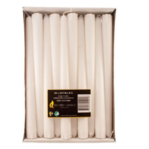 No Brand Antikljus DELSBO Stearin 25cm 50/fp