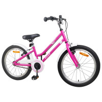 Produktbild för Barncykel 20 Tum för 6-11 år gamla Rosa Vit