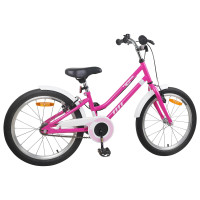 Produktbild för Barncykel 20 Tum för 6-11 år gamla Rosa Vit
