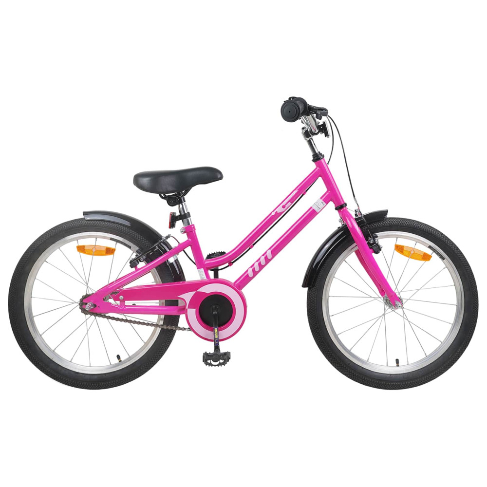 Produktbild för Barncykel 22 Tum för 7-12 år gamla Rosa Svart