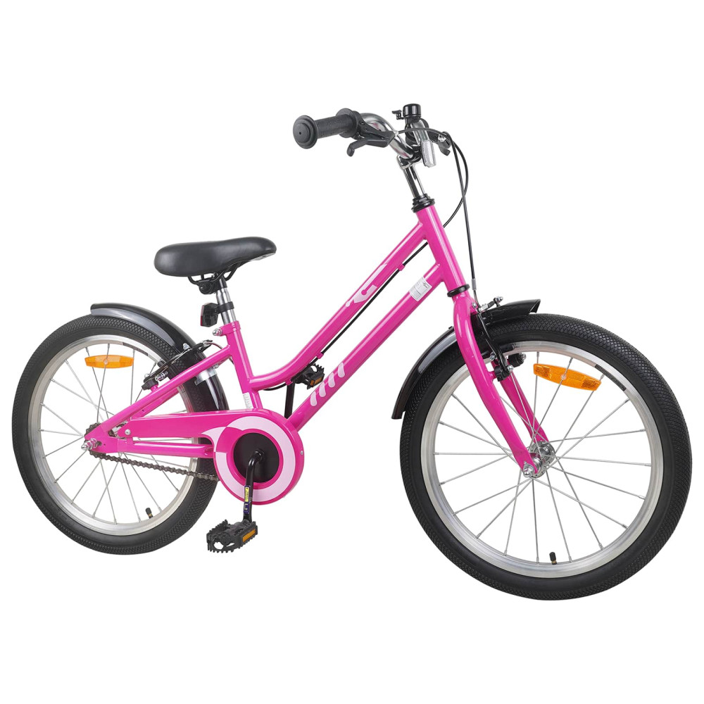 Produktbild för Barncykel 22 Tum för 7-12 år gamla Rosa Svart