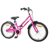 Produktbild för Barncykel 22 Tum för 7-12 år gamla Rosa Svart