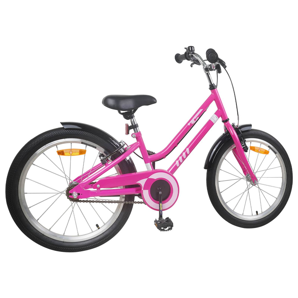 Produktbild för Barncykel 22 Tum för 7-12 år gamla Rosa Svart