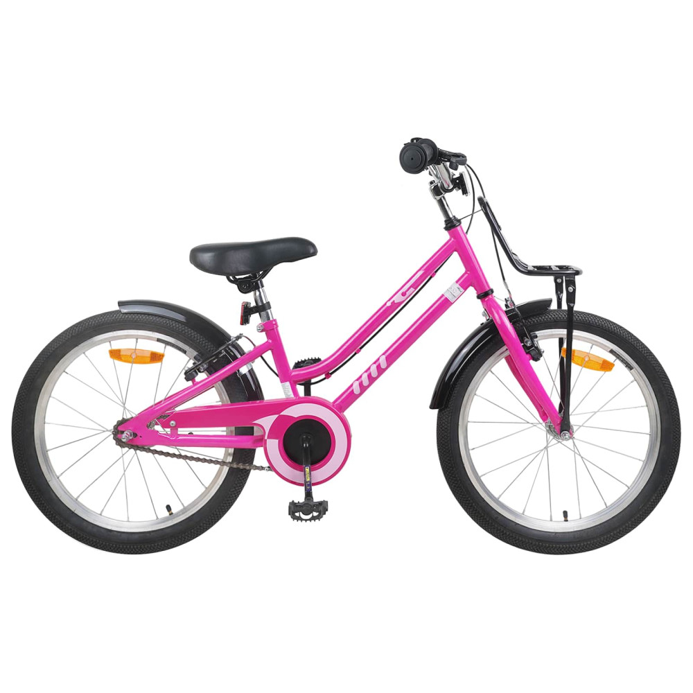 Produktbild för Barncykel 20 Tum för 6-11 år gamla Rosa Svart