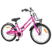 Produktbild för Barncykel 20 Tum för 6-11 år gamla Rosa Svart
