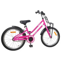Produktbild för Barncykel 20 Tum för 6-11 år gamla Rosa Svart
