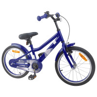 Produktbild för Barncykel 18 Tum för 5-7 år gamla Mörkblå