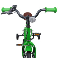 Produktbild för Barncykel 16 Tum för 4-6 år gamla Grön