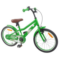 Produktbild för Barncykel 18 Tum för 5-7 år gamla Grön
