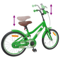 Produktbild för Barncykel 18 Tum för 5-7 år gamla Grön
