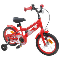 Produktbild för Barncykel 12 Tum för 2-4 åringar Röd