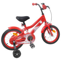 Produktbild för Barncykel 14 Tum från 3-5 år gammal Röd