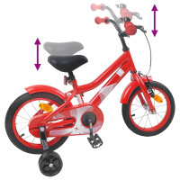 Produktbild för Barncykel 16 Tum för 4-6 år gamla Röd