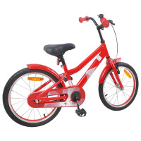 Produktbild för Barncykel 18 Tum för 5-7 år gamla Röd