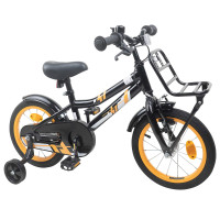 Produktbild för Barncykel 12 Tum för 2-4 åringar Orange Svart
