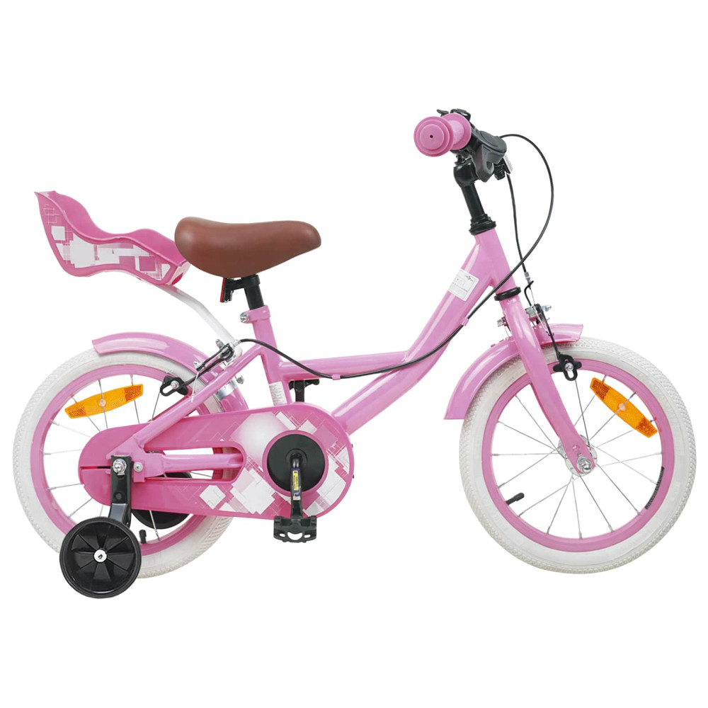 Produktbild för Barncykel 12 Tum för 2-4 åringar Ljusrosa