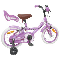Produktbild för Barncykel 12 Tum för 2-4 åringar Lila