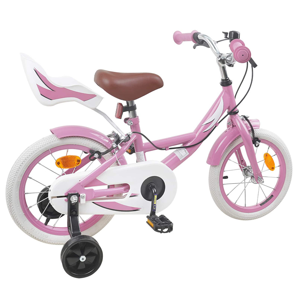 Produktbild för Barncykel 16 Tum för 4-6 år gamla Ljusrosa